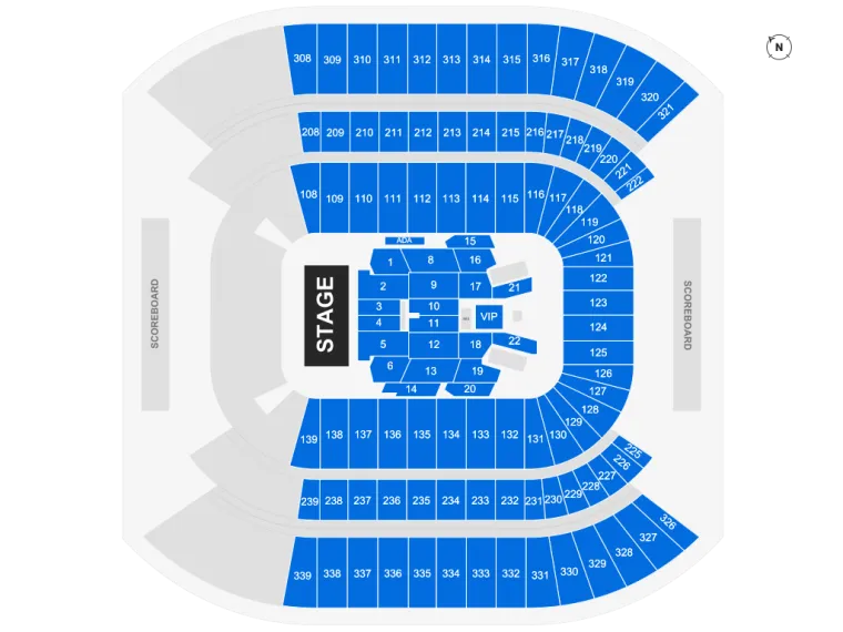 Nissan concert seating Nissan concert seating
